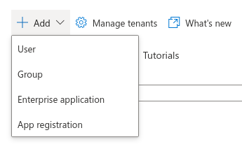 Add an app registration